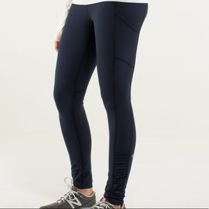Navy Lululemon speed tight